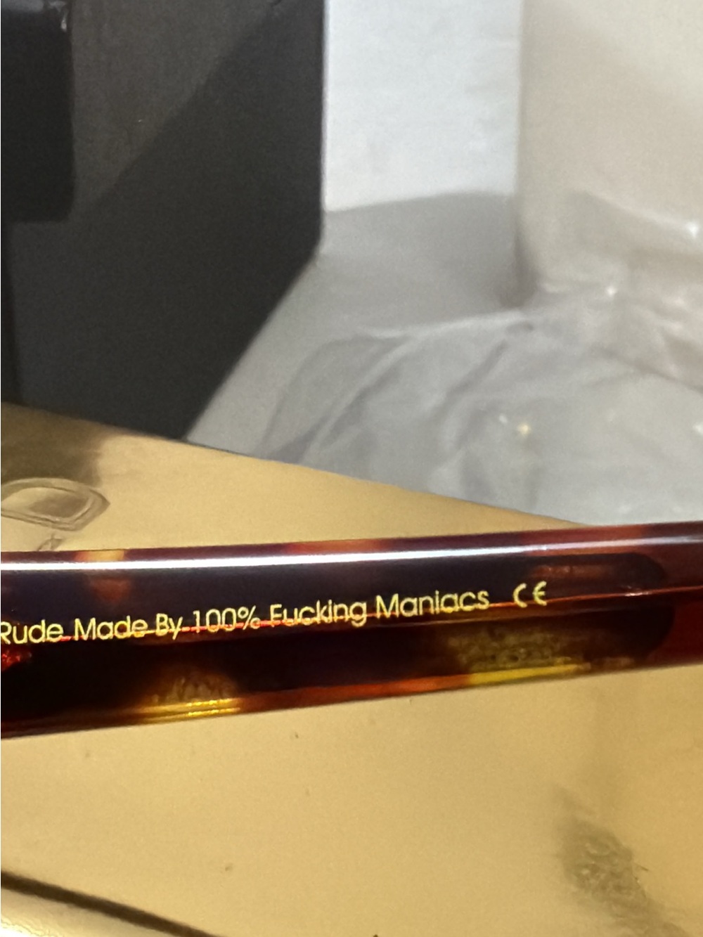 VINTAGE Frames Corey Shapiro RUDE SKINS tortoise with black Matte - Picture 5 of 13